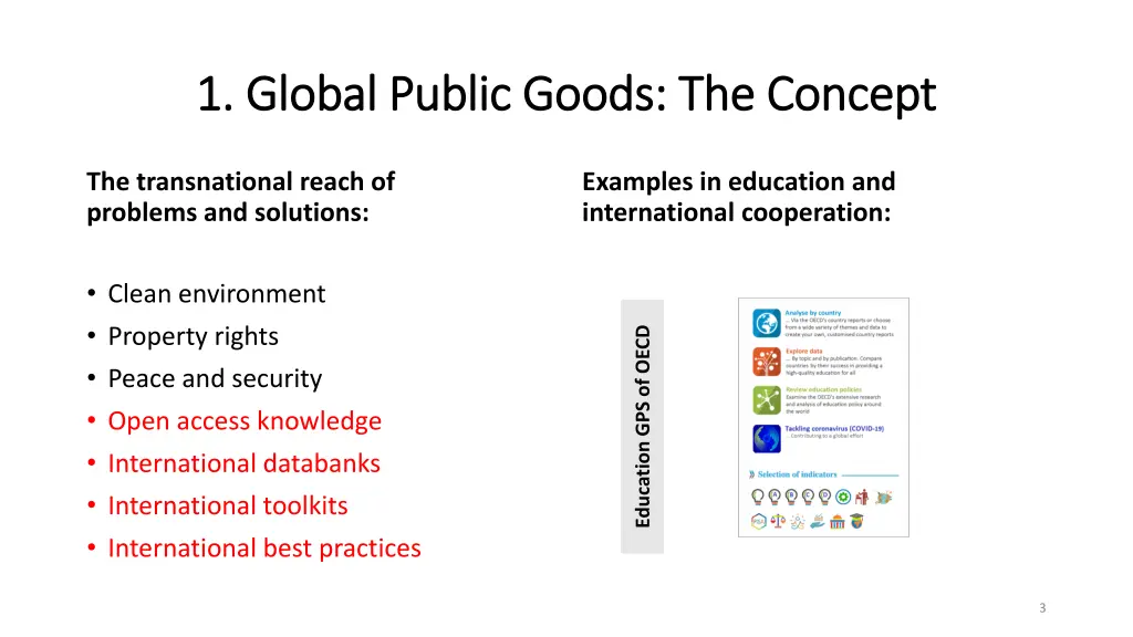 1 global public goods the concept 1 global public