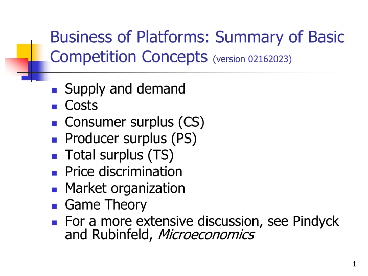 business of platforms summary of basic