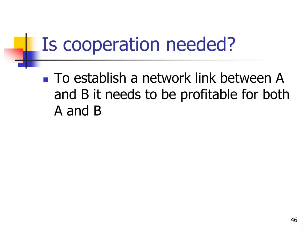 is cooperation needed