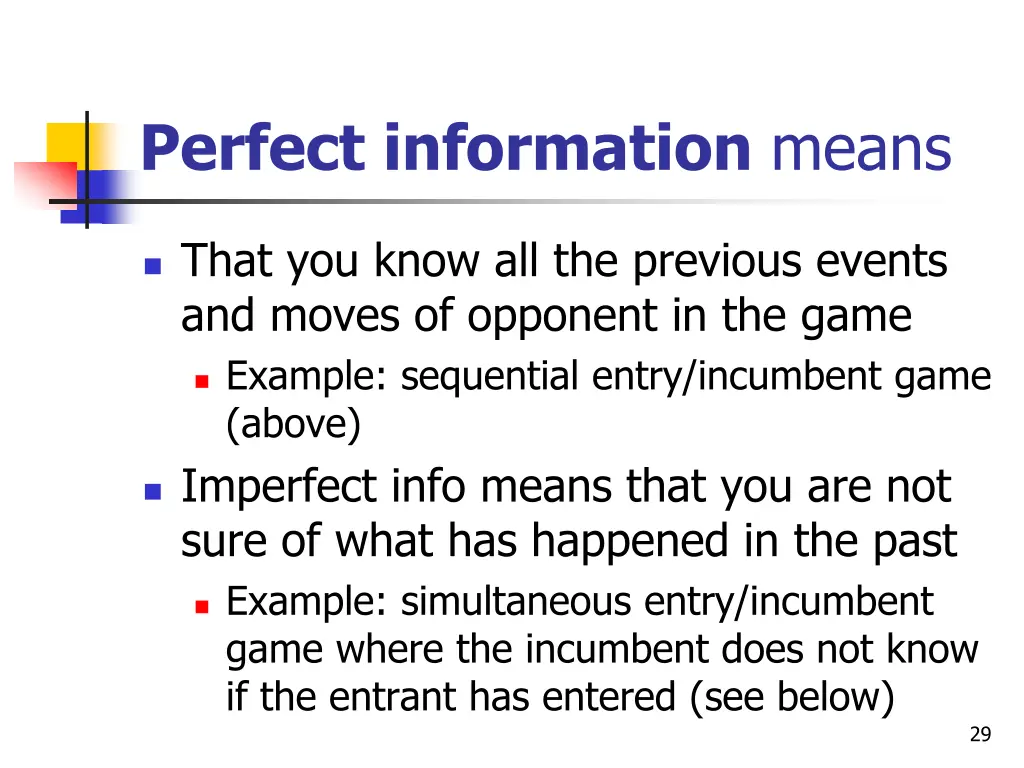 perfect information means