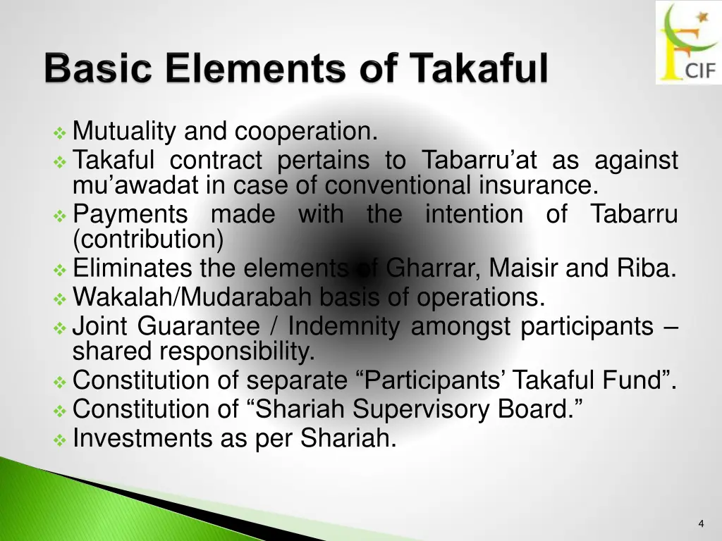 mutuality and cooperation takaful contract