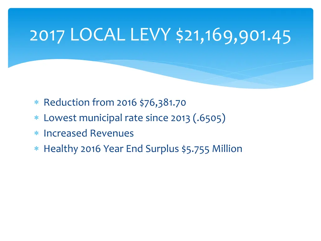 2017 local levy 21 169 901 45