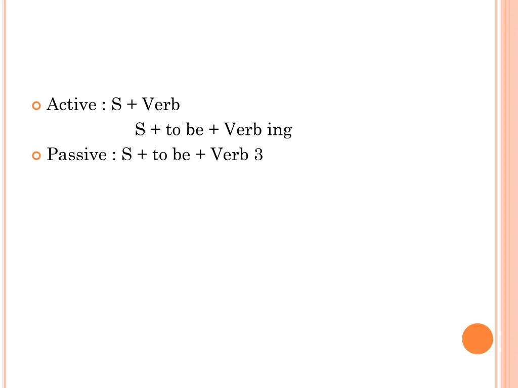 active s verb