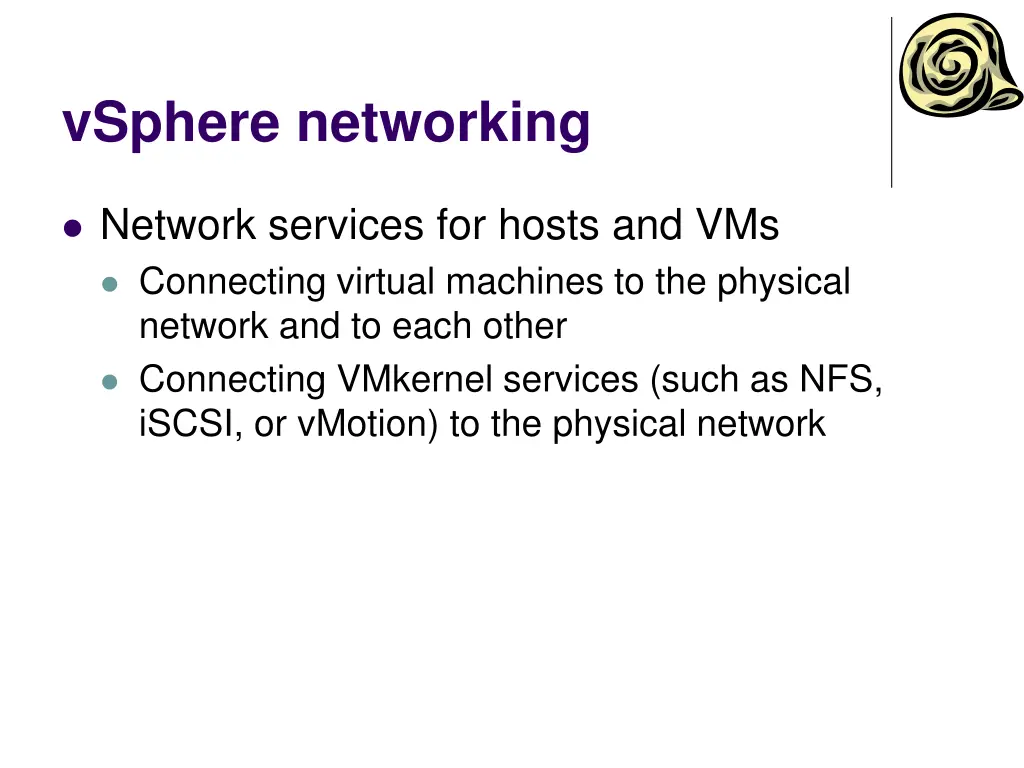 vsphere networking