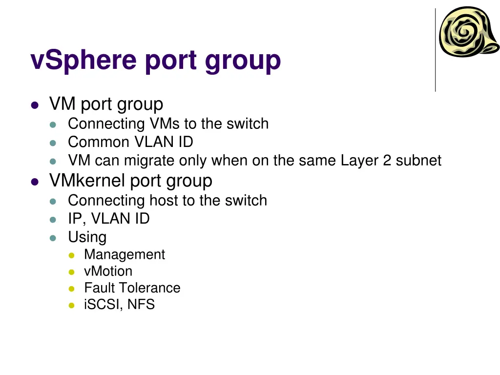 vsphere port group 2