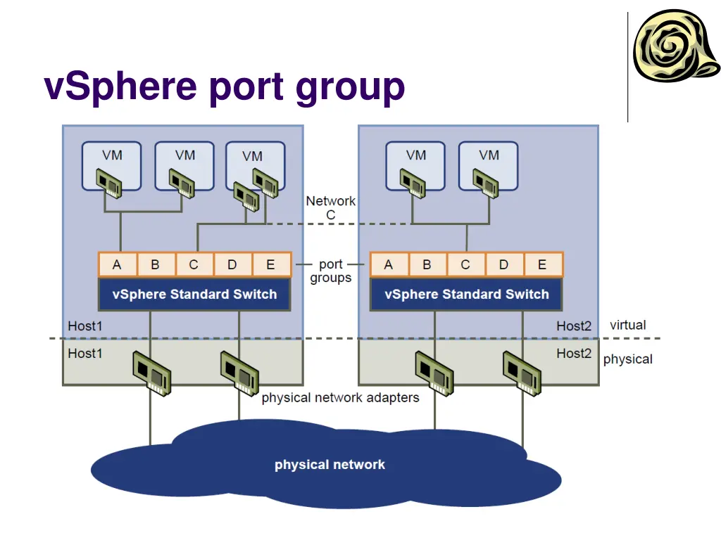 vsphere port group