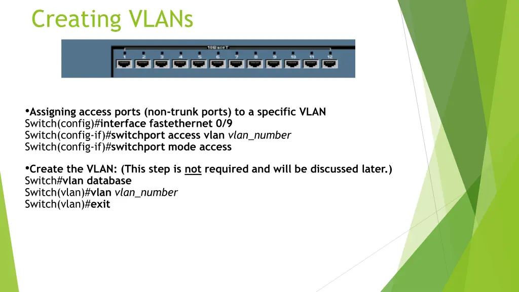 creating vlans