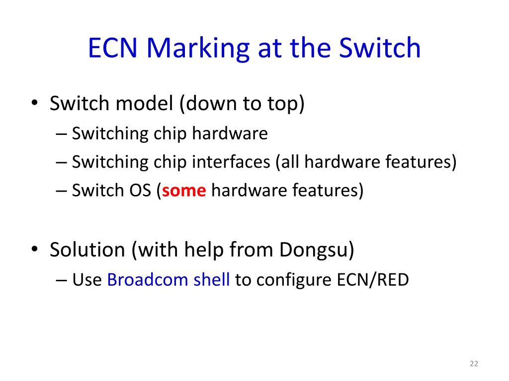 ecn marking at the switch 2