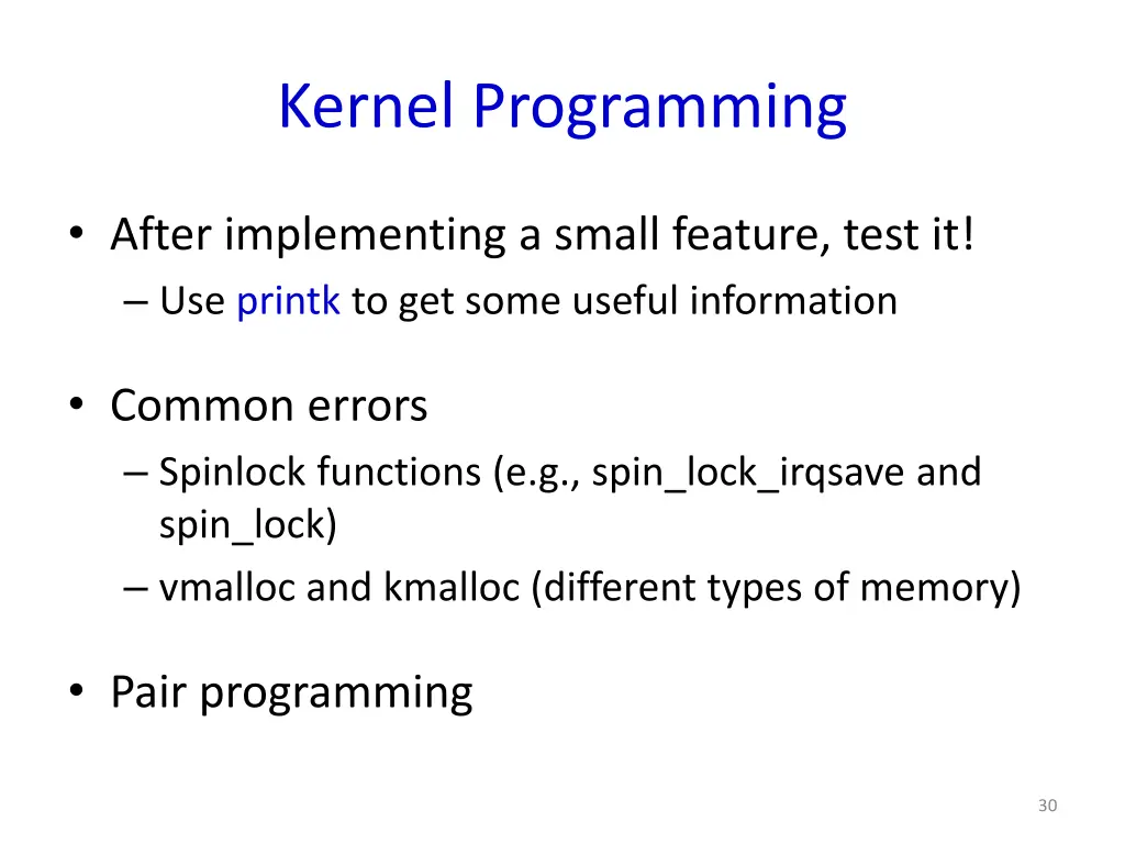 kernel programming 1