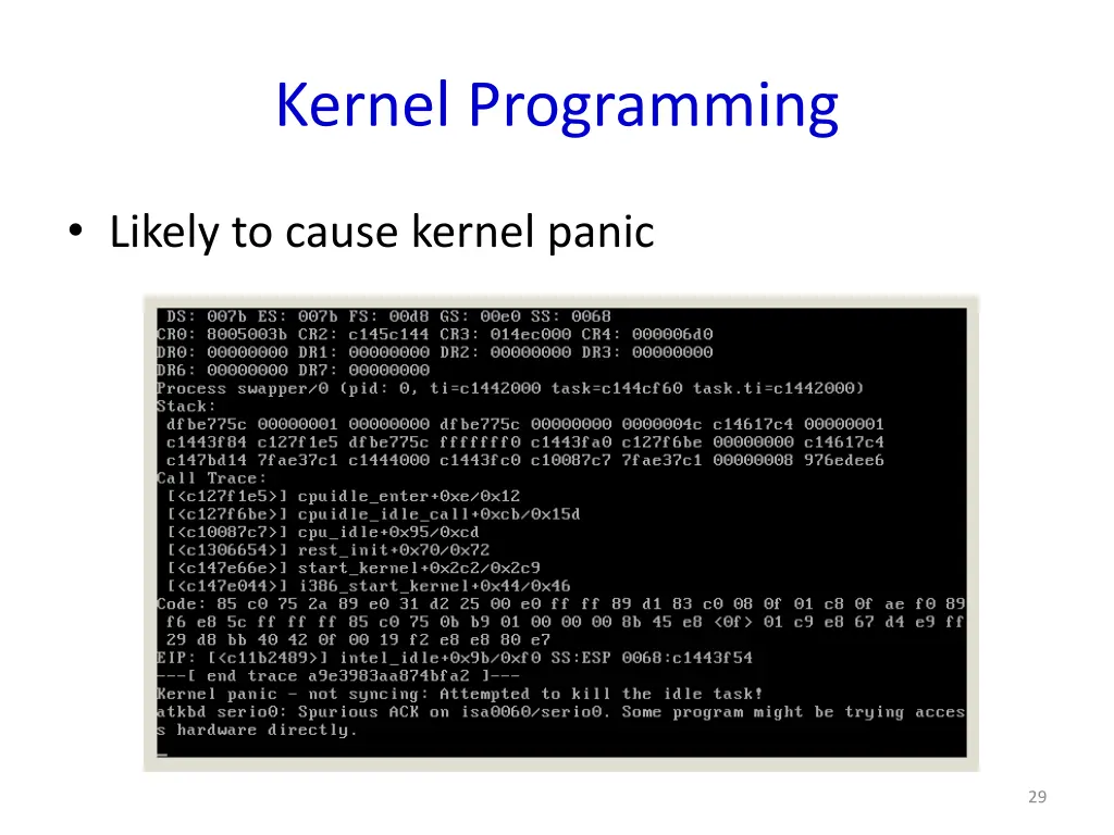 kernel programming