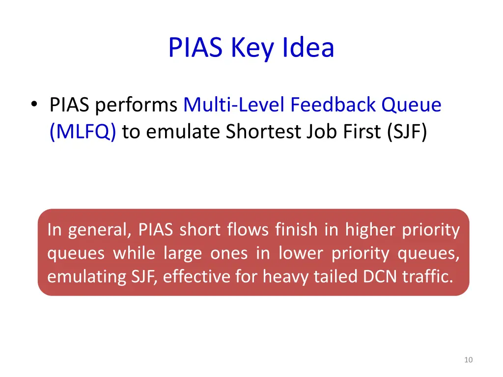 pias key idea 2