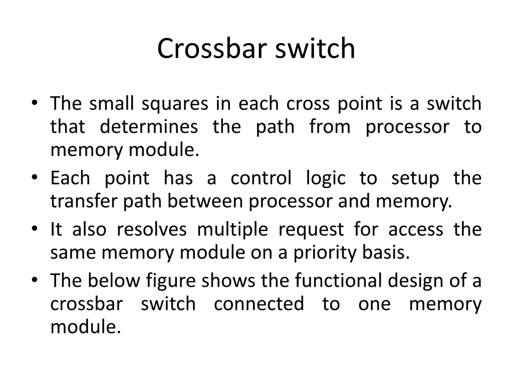 crossbar switch 2