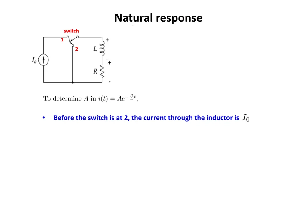 natural response 9