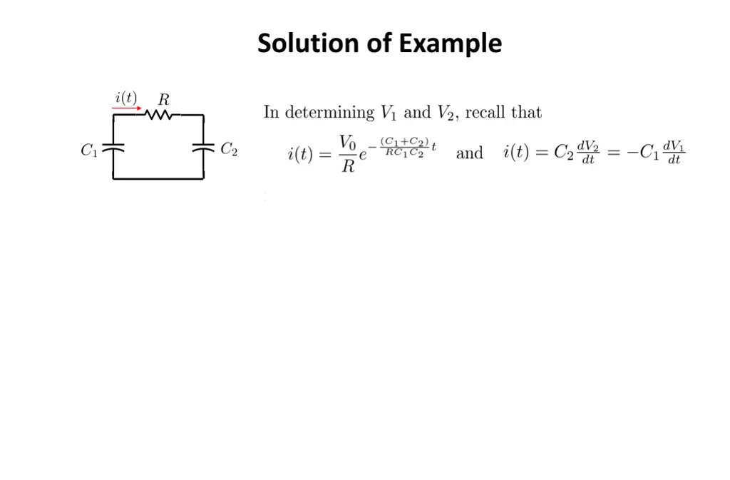 solution of example 12