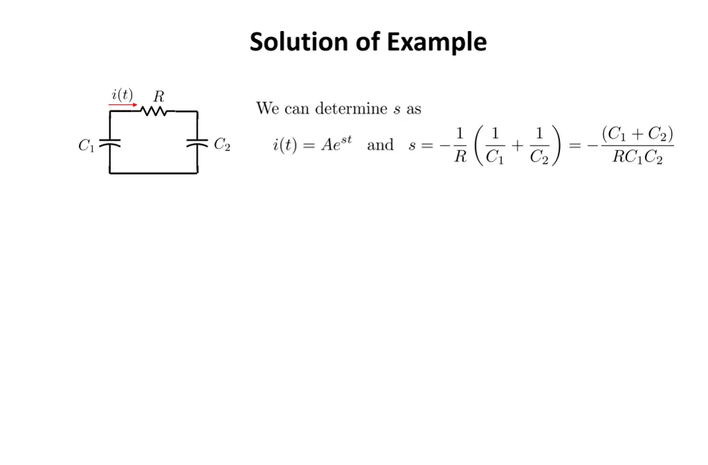 solution of example 8