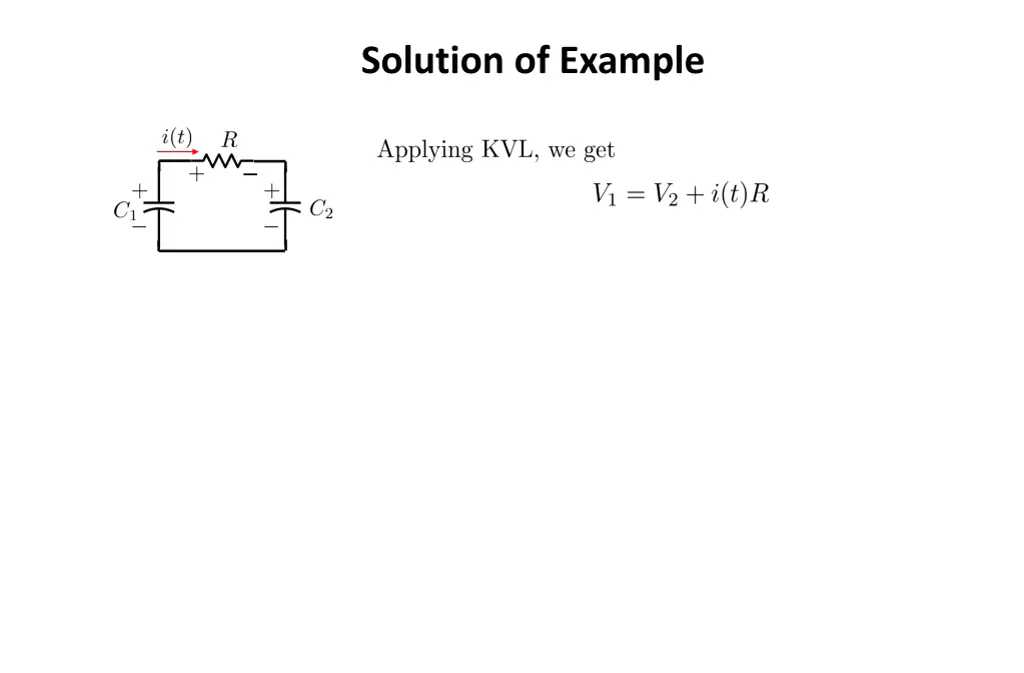 solution of example