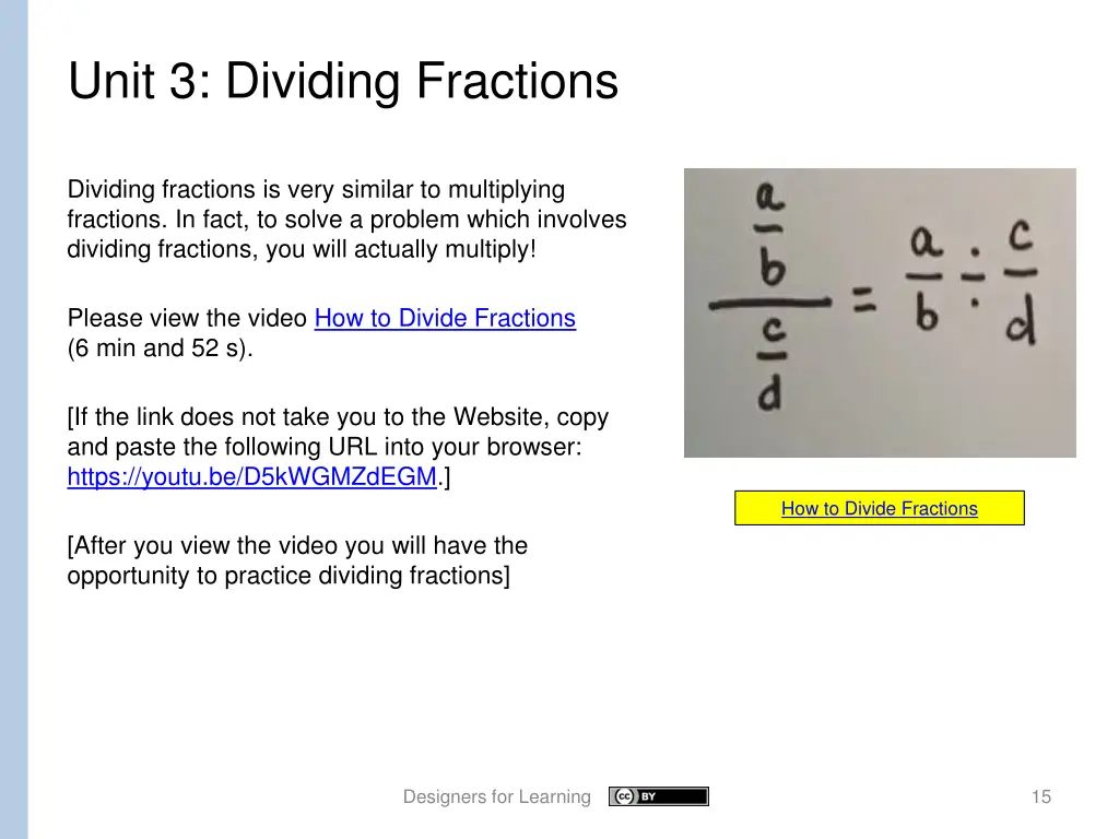 unit 3 dividing fractions