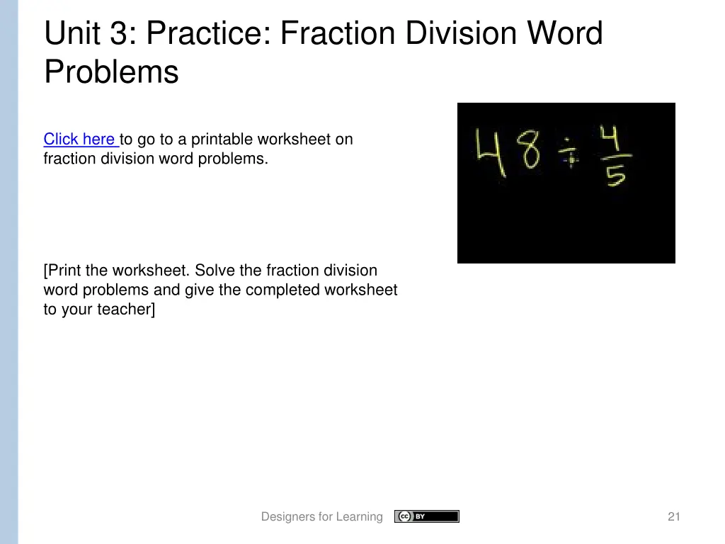 unit 3 practice fraction division word problems