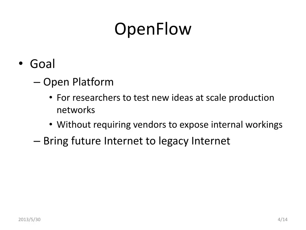 openflow 1