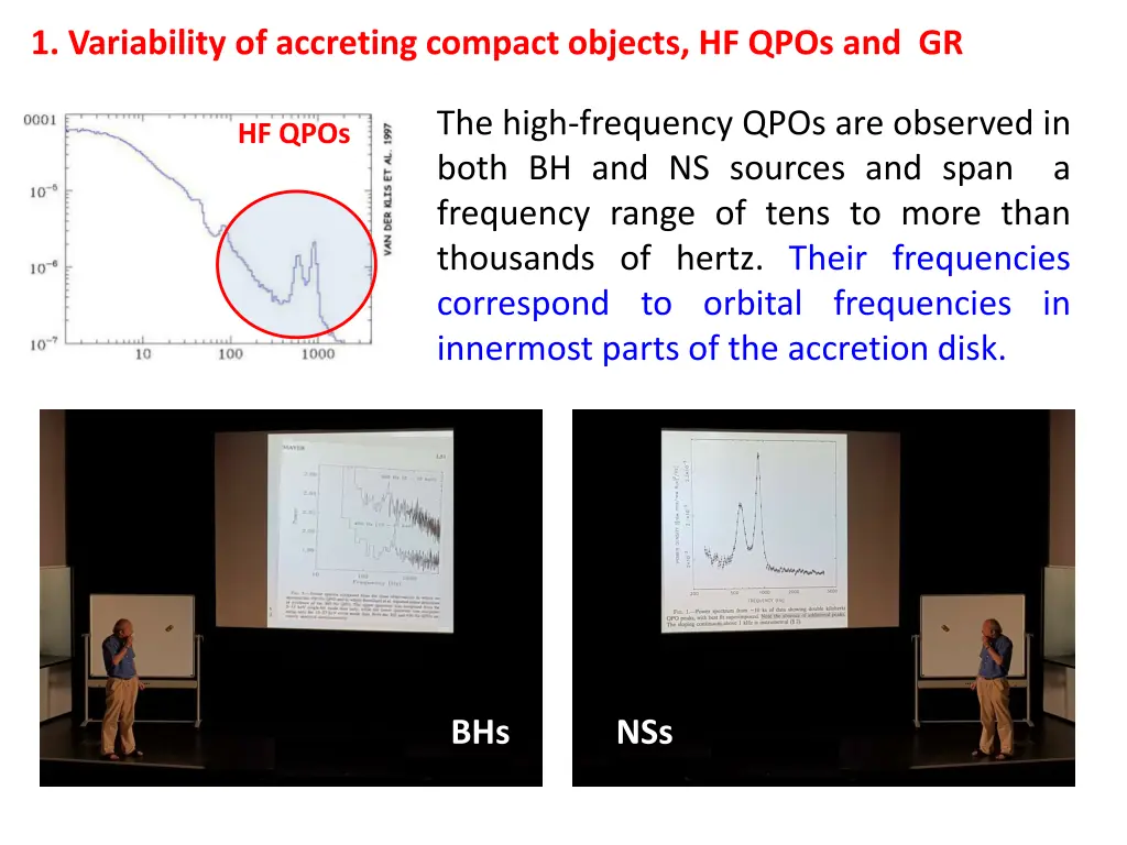 1 variability of accreting compact objects 1