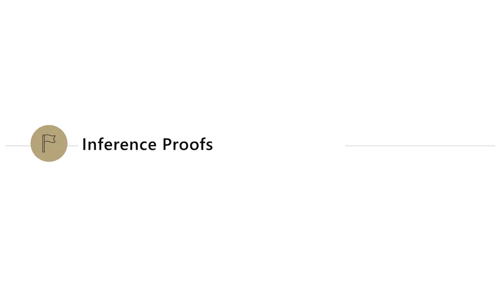 inference proofs