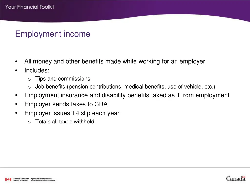 employment income