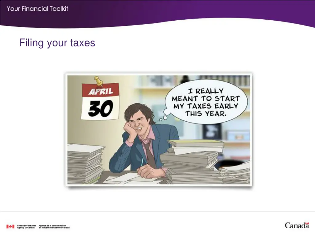 filing your taxes