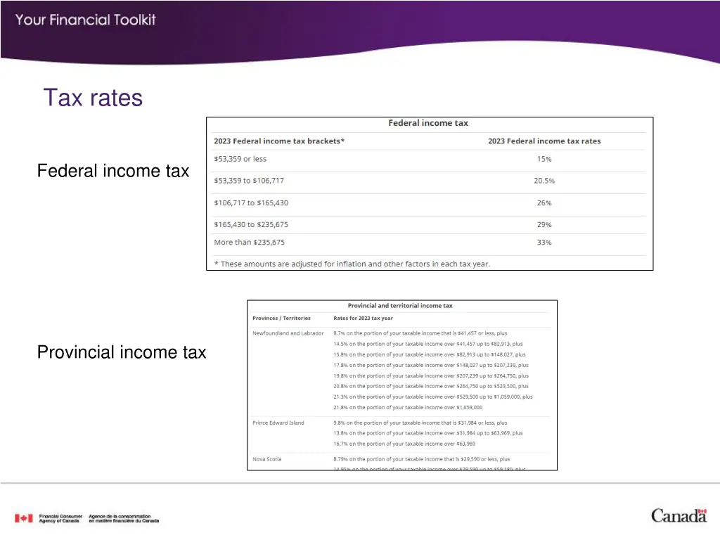 tax rates