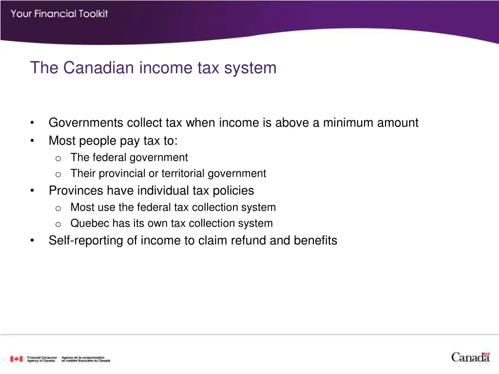 the canadian income tax system