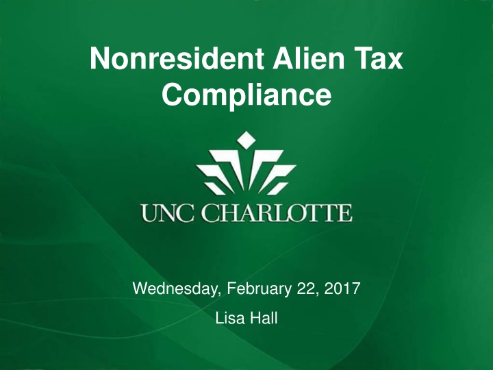 nonresident alien tax compliance