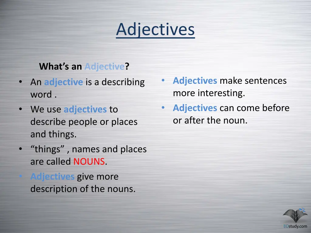 adjectives