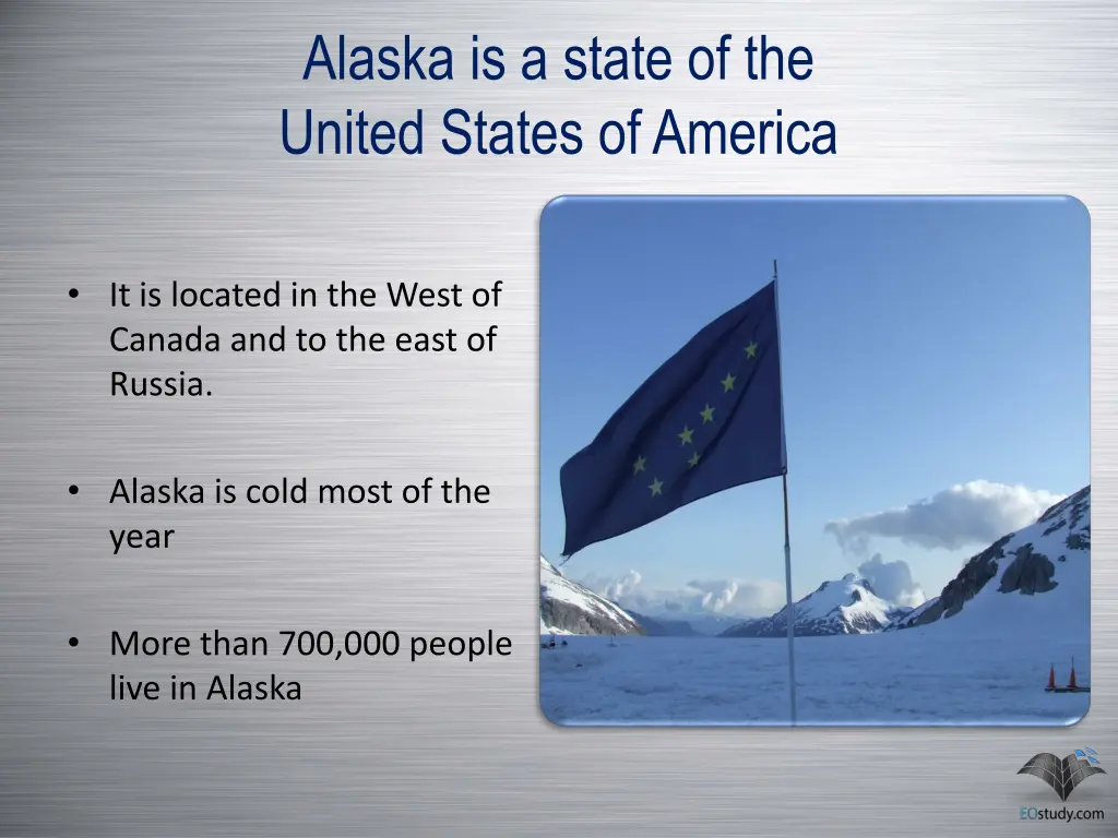 alaska is a state of the united states of america