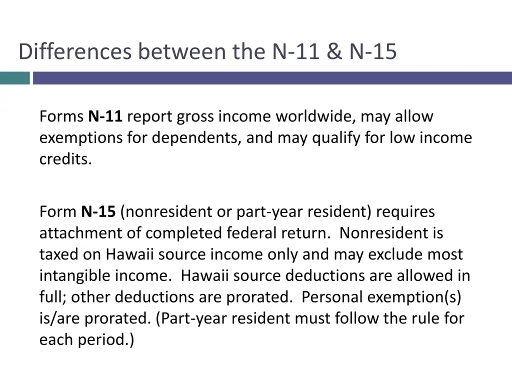 differences between the n 11 n 15