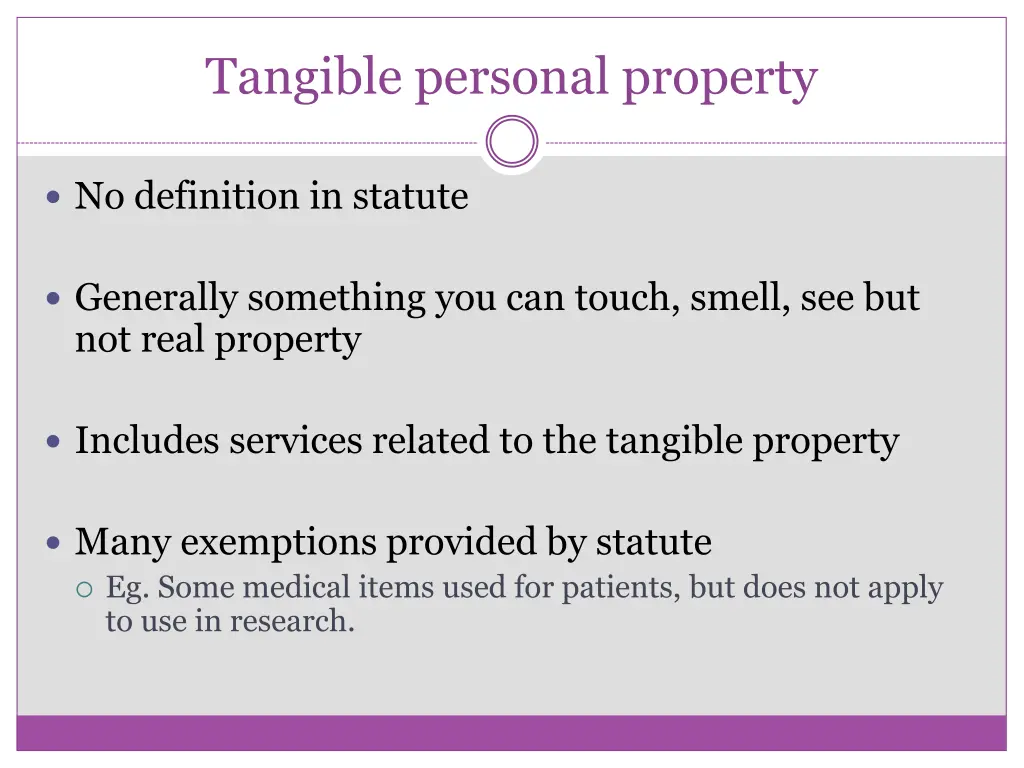 tangible personal property