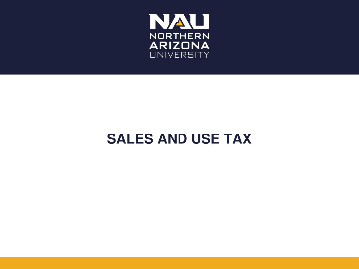 sales and use tax