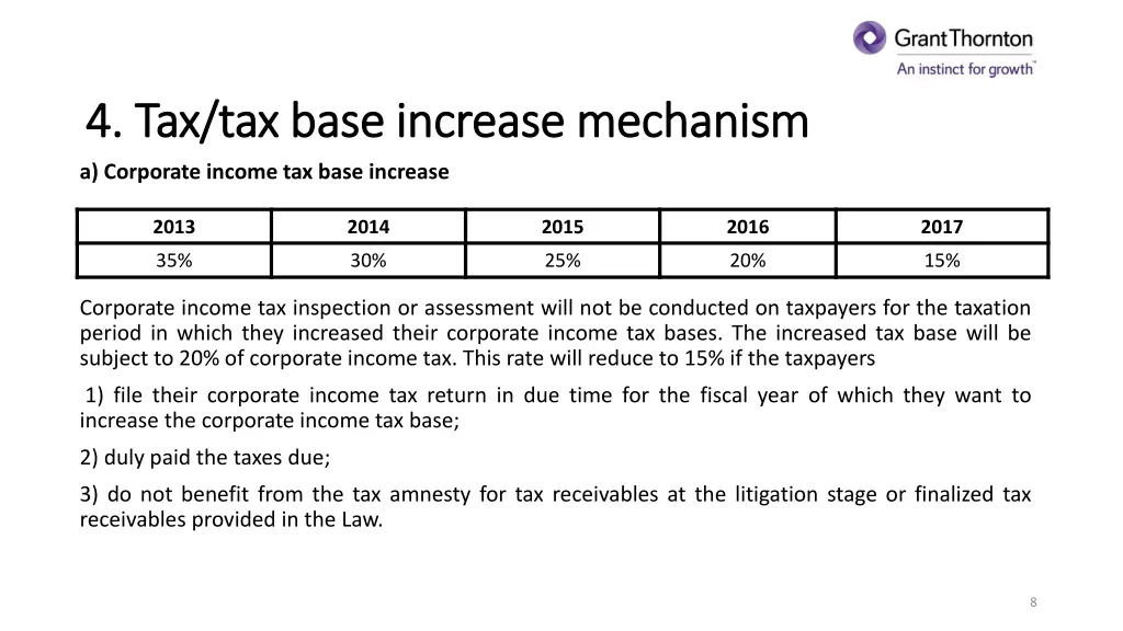 4 tax tax base increase mechanism 4 tax tax base