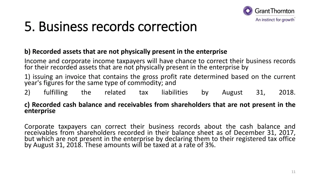 5 business records correction 5 business records 1