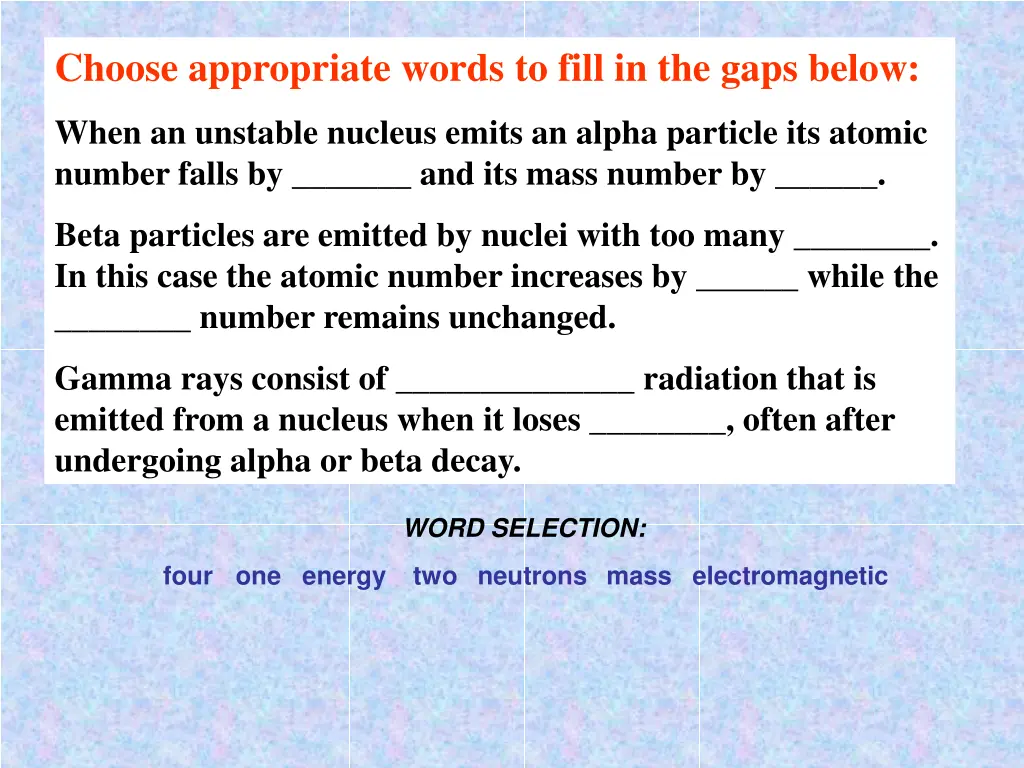 choose appropriate words to fill in the gaps below 2