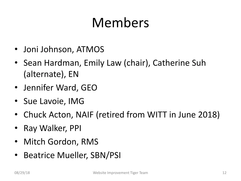 members