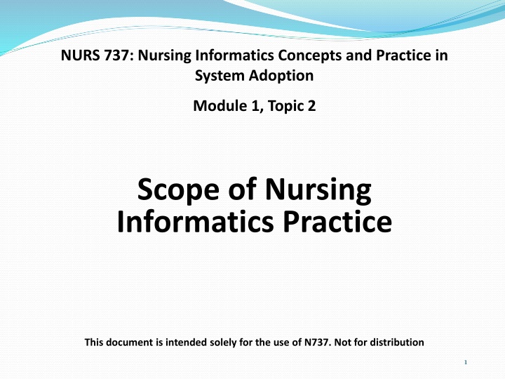 nurs 737 nursing informatics concepts