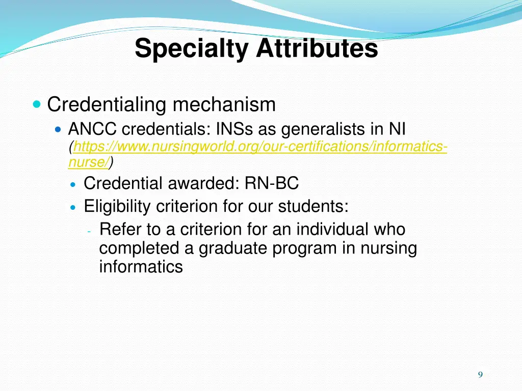 specialty attributes 3