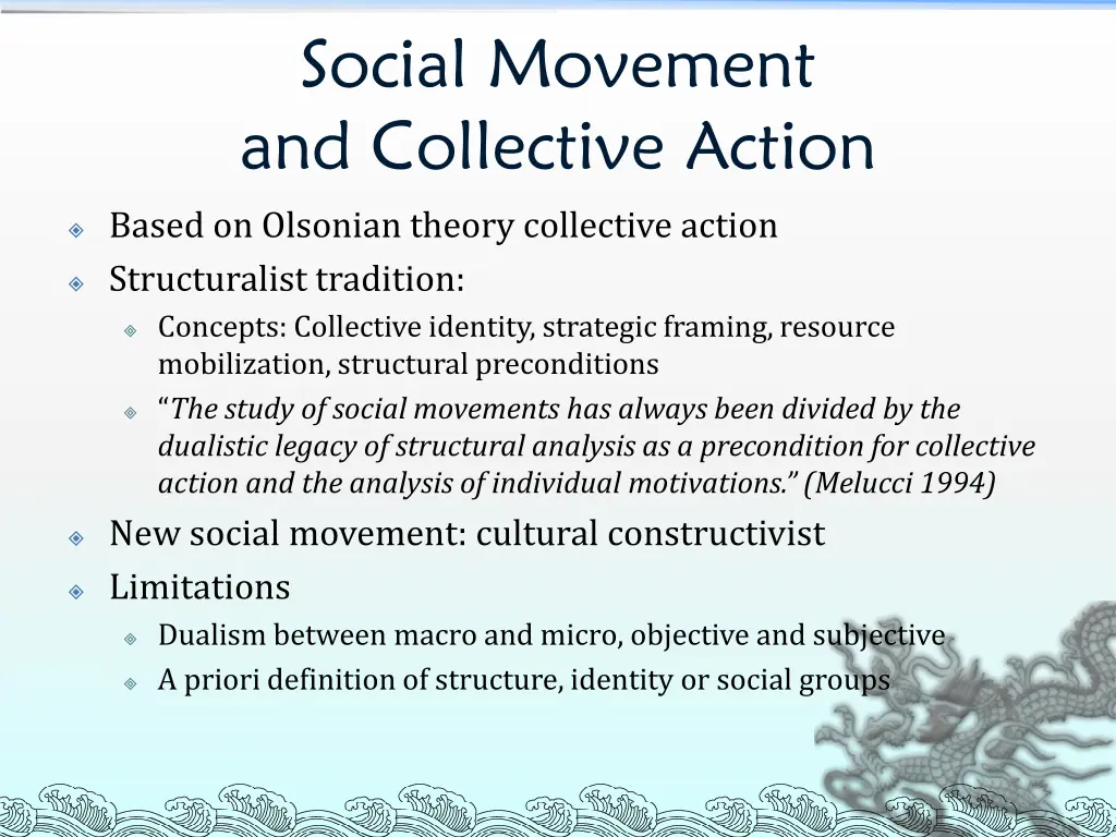 social movement and collective action