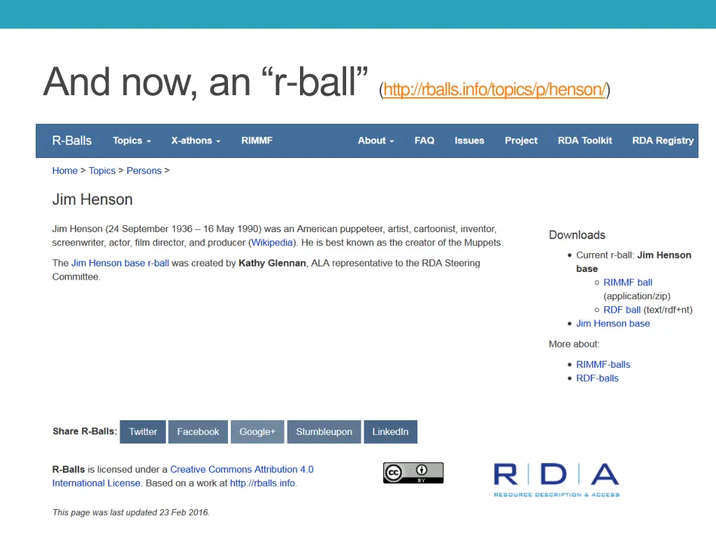 and now an r ball http rballs info topics p henson