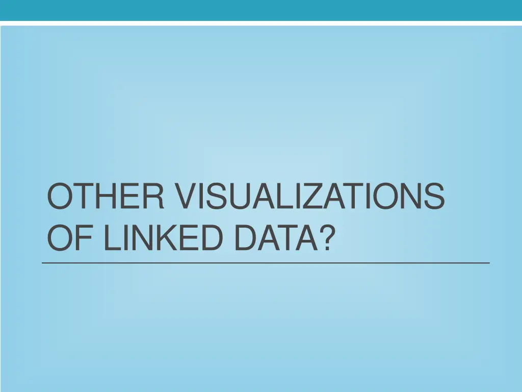 other visualizations of linked data