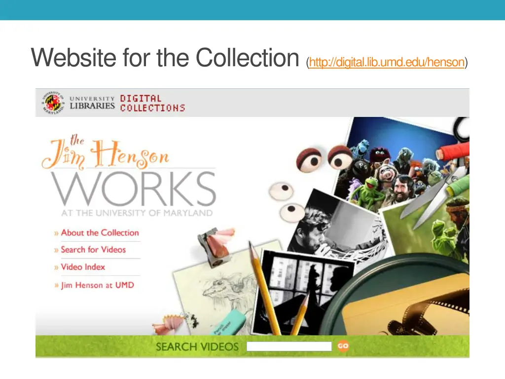 website for the collection http digital