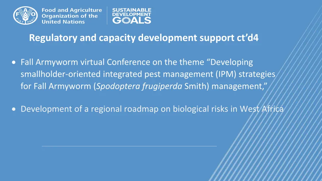 regulatory and capacity development support ct d4