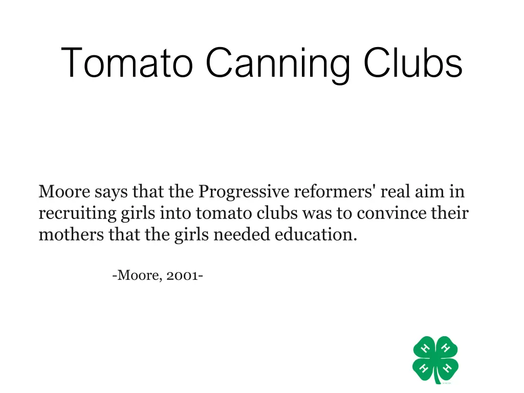 tomato canning clubs 1