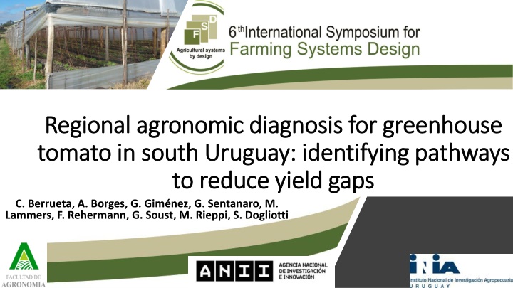 regional agronomic diagnosis for greenhouse