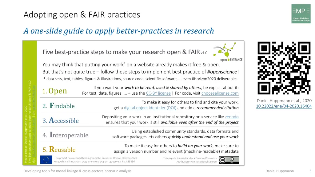 adopting open fair practices