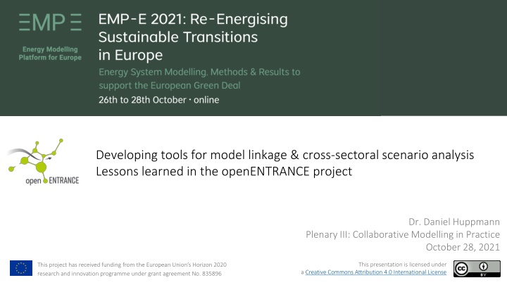 developing tools for model linkage cross sectoral